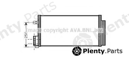  AVA QUALITY COOLING part ALA5116D Condenser, air conditioning