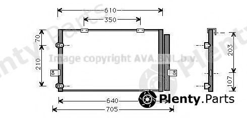  AVA QUALITY COOLING part AU5078D Condenser, air conditioning