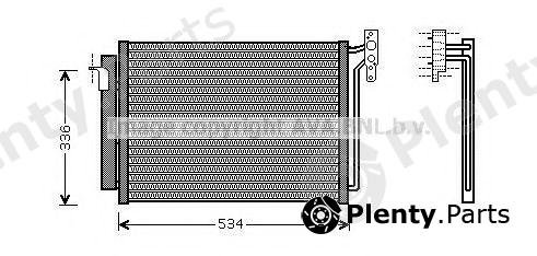  AVA QUALITY COOLING part BW5281D Condenser, air conditioning