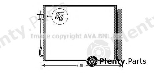  AVA QUALITY COOLING part BW5377D Condenser, air conditioning