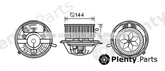  AVA QUALITY COOLING part BW8454 Electric Motor, interior blower