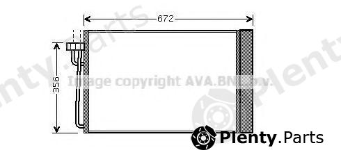  AVA QUALITY COOLING part BWA5267D Condenser, air conditioning