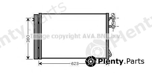  AVA QUALITY COOLING part BWA5295D Condenser, air conditioning