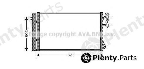  AVA QUALITY COOLING part BWA5296D Condenser, air conditioning