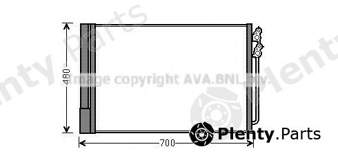  AVA QUALITY COOLING part BWA5370D Condenser, air conditioning