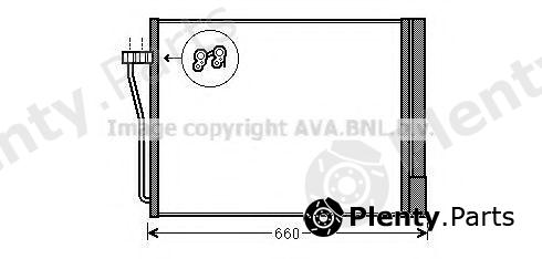  AVA QUALITY COOLING part BWA5371D Condenser, air conditioning