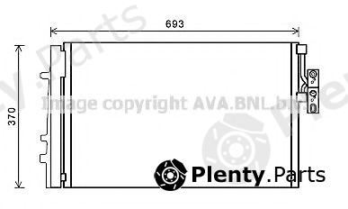  AVA QUALITY COOLING part BWA5479D Condenser, air conditioning