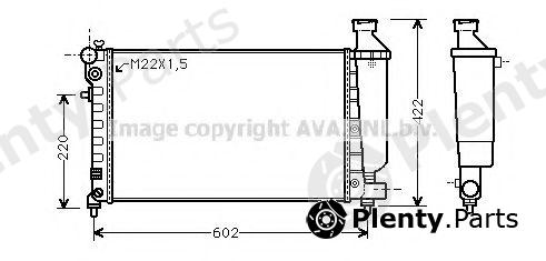  AVA QUALITY COOLING part CN2117 Radiator, engine cooling