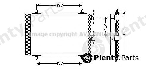  AVA QUALITY COOLING part CN5241D Condenser, air conditioning