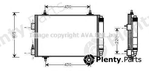  AVA QUALITY COOLING part CNA5192D Condenser, air conditioning