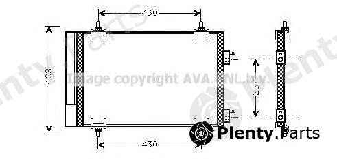  AVA QUALITY COOLING part CNA5230D Condenser, air conditioning
