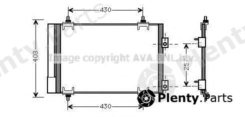  AVA QUALITY COOLING part CNA5231D Condenser, air conditioning