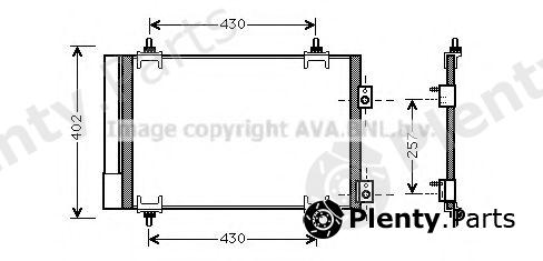 AVA QUALITY COOLING part CNA5283D Condenser, air conditioning
