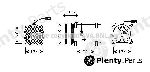  AVA QUALITY COOLING part CNAK158 Compressor, air conditioning