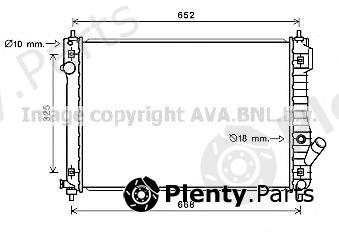  AVA QUALITY COOLING part CT2049 Radiator, engine cooling