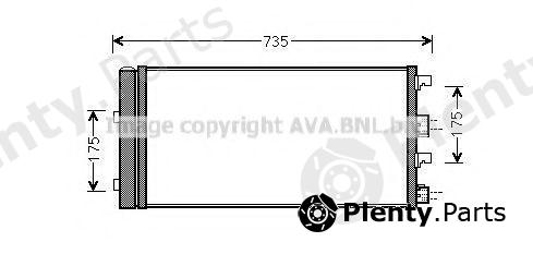  AVA QUALITY COOLING part DAA5004D Condenser, air conditioning