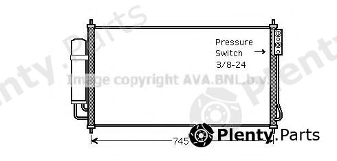  AVA QUALITY COOLING part DN5325D Condenser, air conditioning