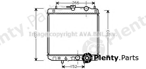  AVA QUALITY COOLING part DU2035 Radiator, engine cooling