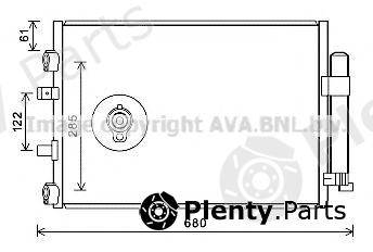  AVA QUALITY COOLING part FDA5484D Condenser, air conditioning