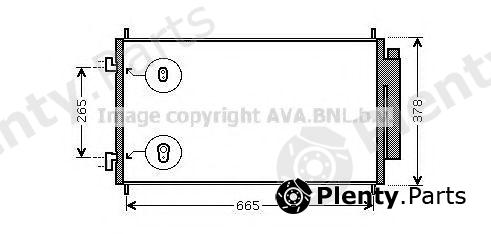  AVA QUALITY COOLING part HD5214D Condenser, air conditioning
