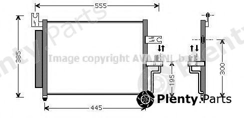  AVA QUALITY COOLING part HY5081D Condenser, air conditioning