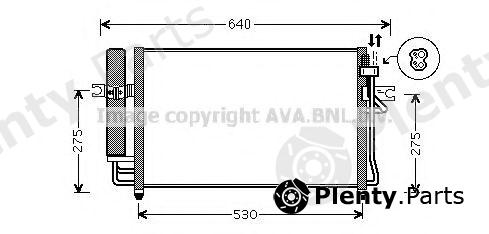  AVA QUALITY COOLING part HY5087D Condenser, air conditioning