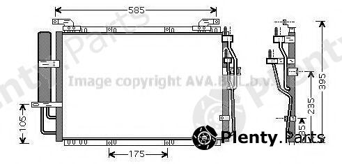  AVA QUALITY COOLING part HY5091D Condenser, air conditioning
