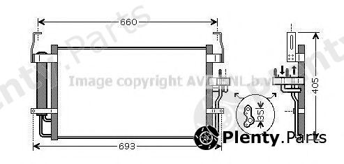  AVA QUALITY COOLING part HY5092D Condenser, air conditioning
