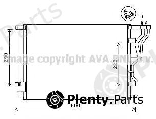  AVA QUALITY COOLING part HY5299D Condenser, air conditioning