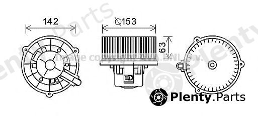  AVA QUALITY COOLING part HY8398 Electric Motor, interior blower