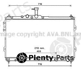  AVA QUALITY COOLING part HYA2402 Radiator, engine cooling