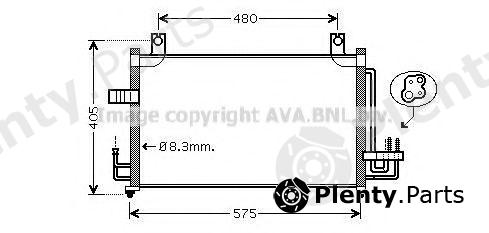  AVA QUALITY COOLING part KA5068D Condenser, air conditioning