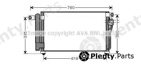  AVA QUALITY COOLING part KA5081D Condenser, air conditioning