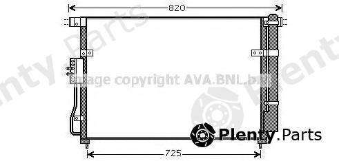  AVA QUALITY COOLING part KA5112D Condenser, air conditioning