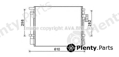  AVA QUALITY COOLING part KA5149D Condenser, air conditioning
