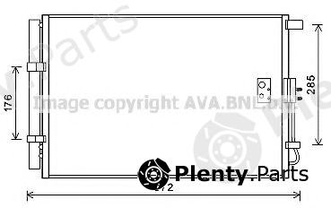  AVA QUALITY COOLING part KA5229D Condenser, air conditioning