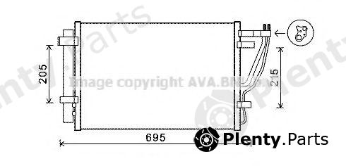  AVA QUALITY COOLING part KAA5147D Condenser, air conditioning