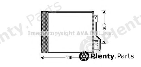  AVA QUALITY COOLING part MCA5013D Condenser, air conditioning