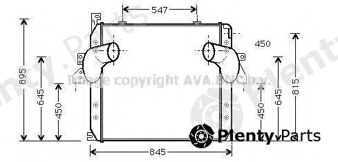  AVA QUALITY COOLING part ME4178 Intercooler, charger