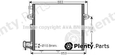  AVA QUALITY COOLING part MS5406D Condenser, air conditioning