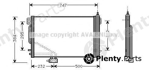  AVA QUALITY COOLING part MSA5200D Condenser, air conditioning