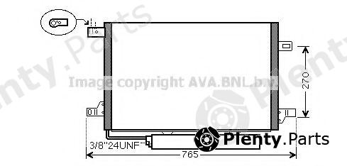 AVA QUALITY COOLING part MSA5382D Condenser, air conditioning