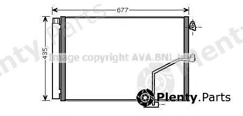  AVA QUALITY COOLING part MSA5450D Condenser, air conditioning