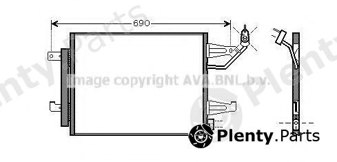  AVA QUALITY COOLING part MT5177D Condenser, air conditioning
