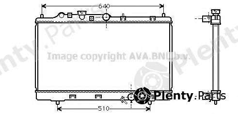  AVA QUALITY COOLING part MZ2153 Radiator, engine cooling