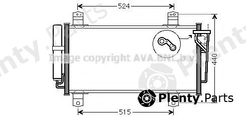  AVA QUALITY COOLING part MZ5231D Condenser, air conditioning