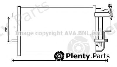  AVA QUALITY COOLING part MZ5242D Condenser, air conditioning