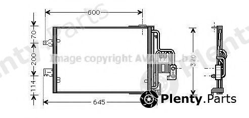  AVA QUALITY COOLING part OL5385D Condenser, air conditioning