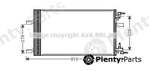  AVA QUALITY COOLING part OLA5499D Condenser, air conditioning