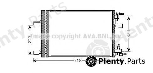  AVA QUALITY COOLING part OLA5500D Condenser, air conditioning
